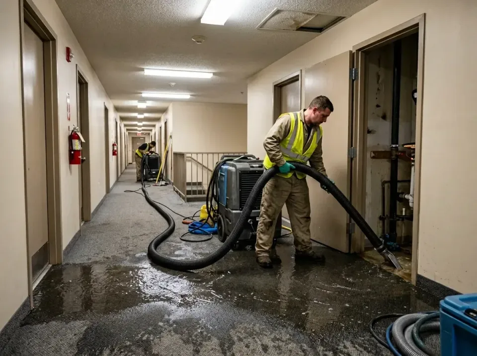 multi-unit-apartment-hallway-f-005 — frequently asked questions, Emergency Burst Pipe Water Extraction & Removal in Clever,…